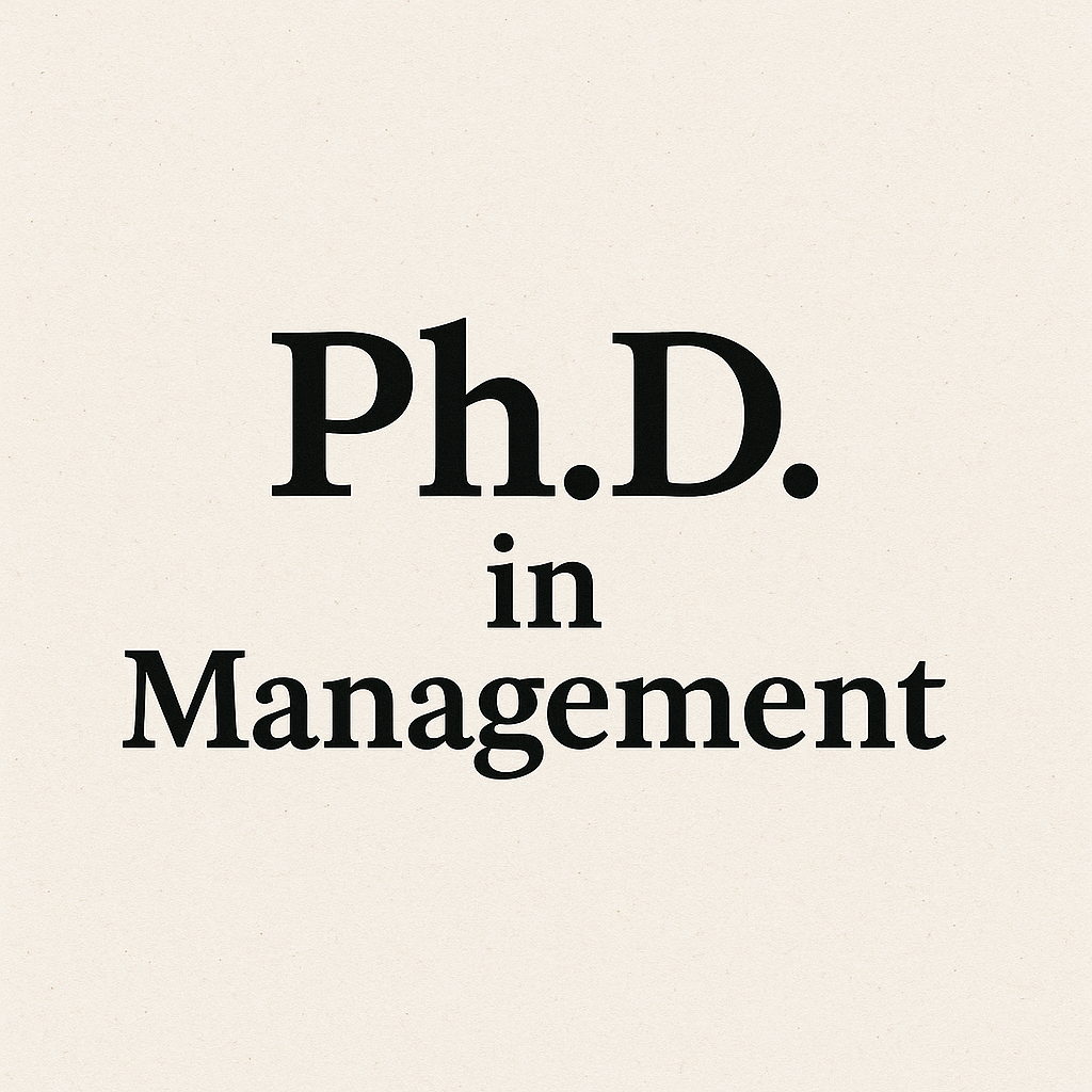 PhD in Management thumbnail