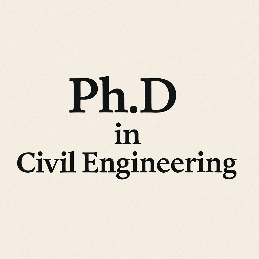 PhD in Civil Engineering thumbnail