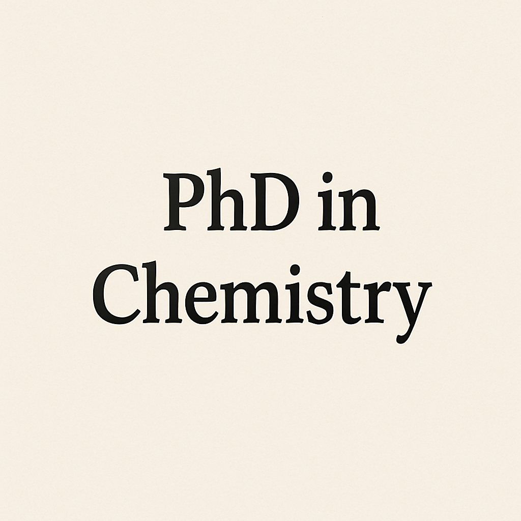 PhD in Chemistry thumbnail